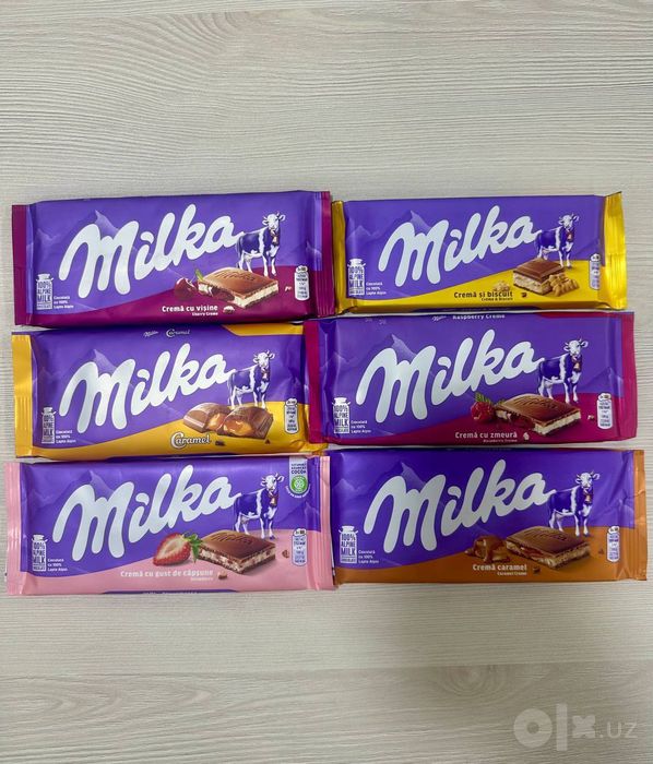 Milka шоколадлари оптимга