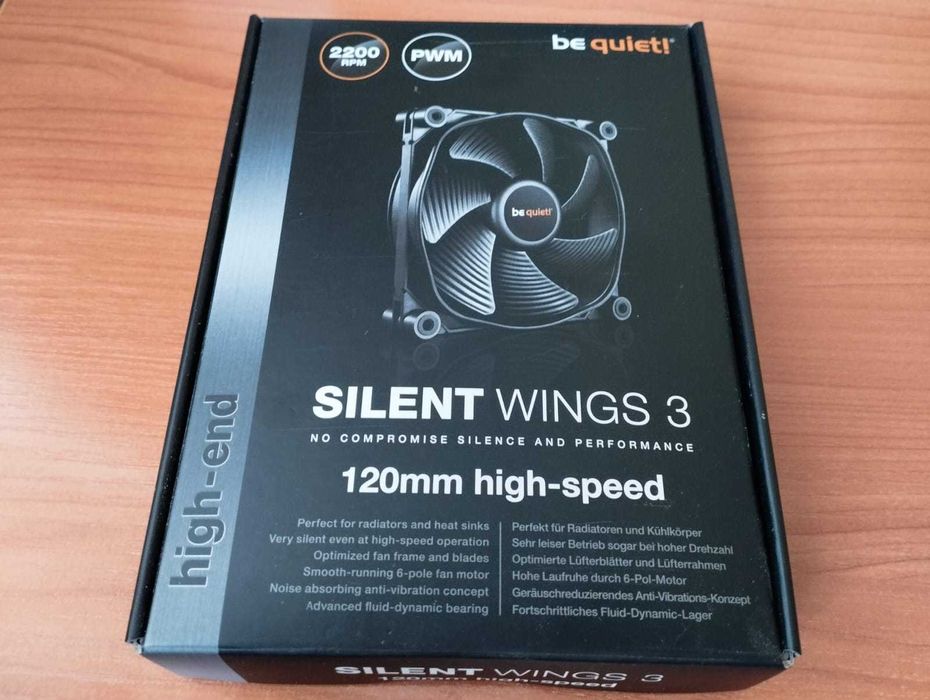 Продам вентилятор для процессора be quiet  120 мм