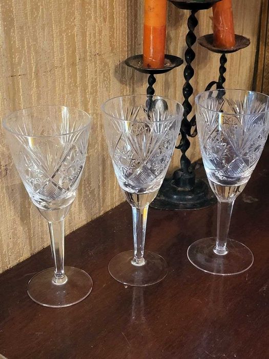 Хрустальные фужеры Богемия