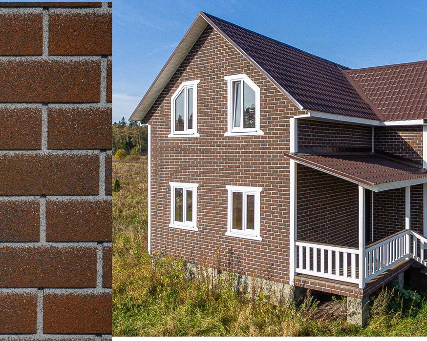 Фасадная плитка Хауберк. Сайдинг, черепица, утеплитель