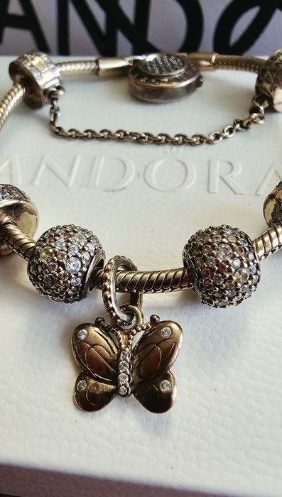 Brățară Pandora Argint placat cu aur ,Aurie