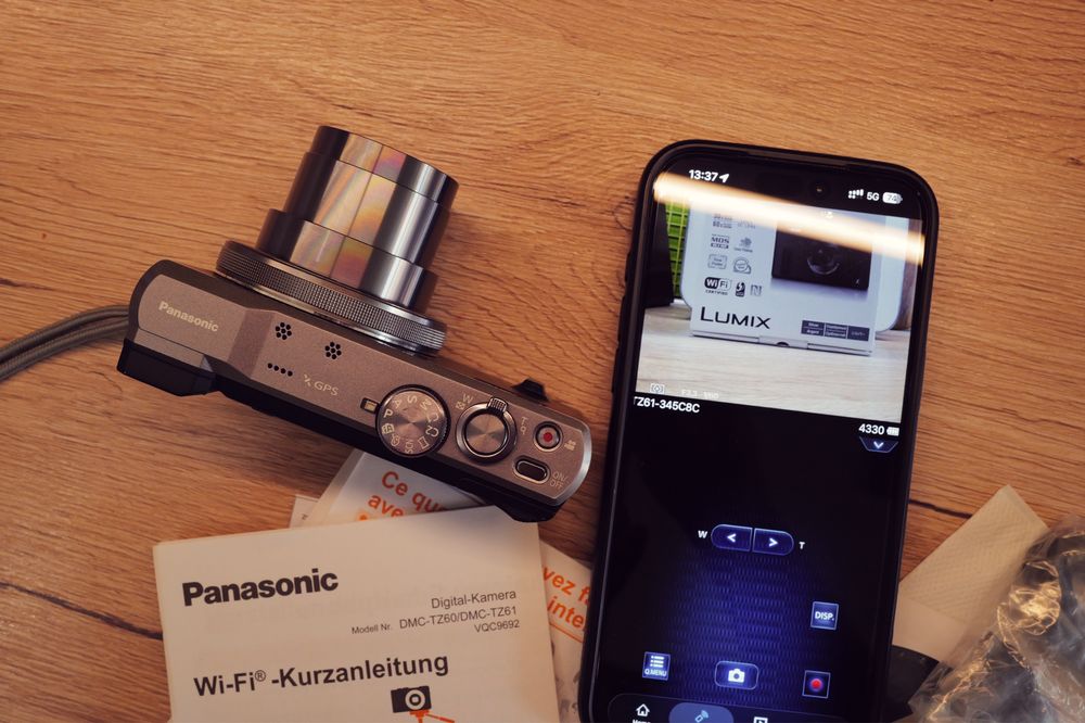 Nou Panasonic Lumix HD WiFi USB Black and Grey aparat foto digital