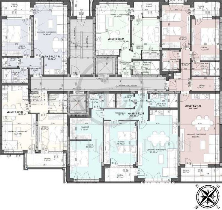 Продава се Тристаен апартамент в Пловдив, Тракия - 127 кв.м за 925 €/кв.м - Снимка #6