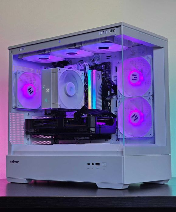 Ryzen 5-7500F/RX 9060XT 16GB/RAM 32GB/SSD 1TB/Чисто Нов+Гаранция