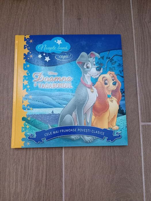 set 4 carti  copii noapte buna Pinocchio Dumbo toamna vagabondul vise