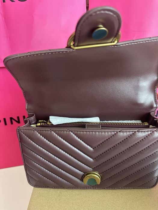 PINKO Small Chevron Love Bag One – оригинална чанта | НОВА