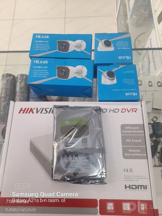 Aksiya 4tasi birda analigviy kamera, Hikvision камера ак