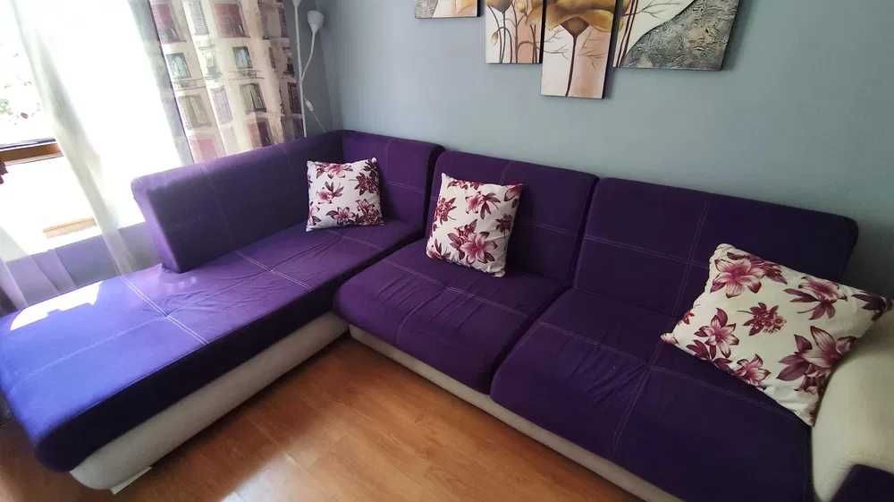 ПОДАРЕН Е ВЕЧЕ! Моля, не звънете! разтегателен диван,