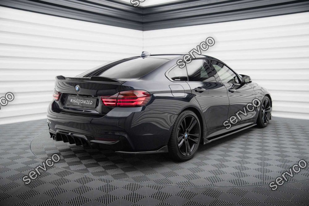Prelungire splitter bara spate Bmw Seria 4 Gran Coupe M-Pack F36 2014-2021 v5 - Maxton Design
