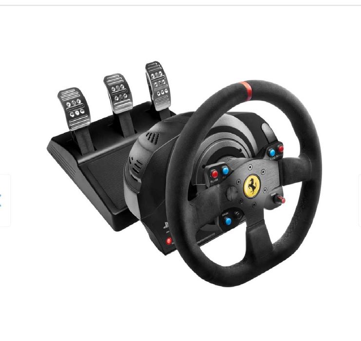 Volan Thrustmaster T300 Ferrari Integral RW Alcantara Edition pentru PlayStation 5, 4, PC