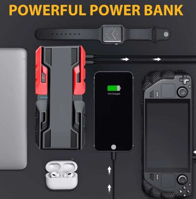 Бустер стартерно устройство за запалване преносим стартер с батерия