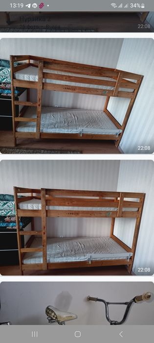 Детский,двухяростный кровать