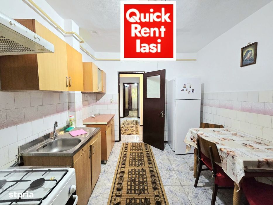 Centru Zugravi Langa UMF Si UAIC Apartament 3Camere Si 2Bai