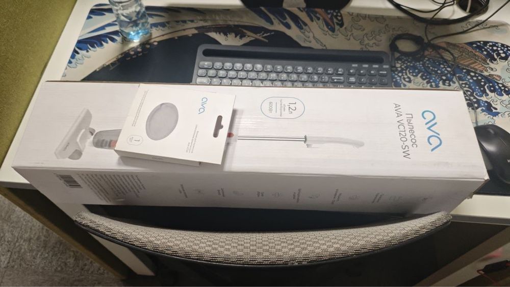 Вертикальный пылесос AVA VC120-SW 8000тг