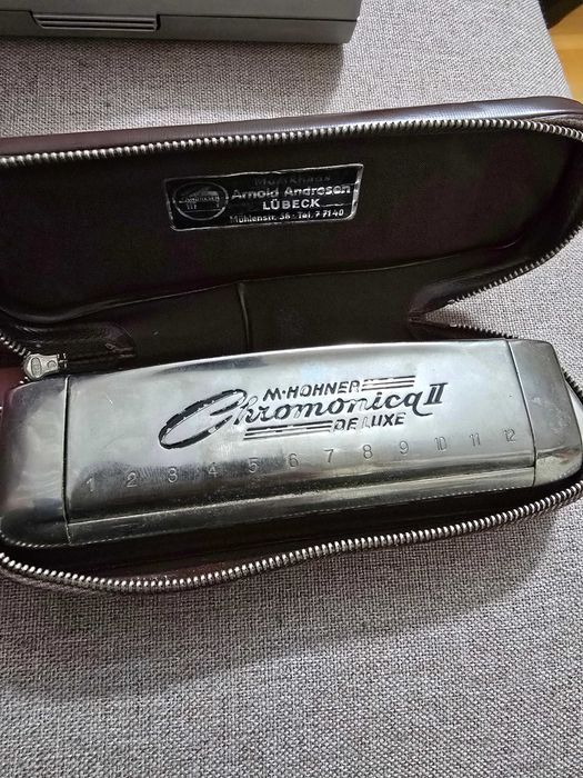 Muzicuță M. Hohner chromonica ll de luxe /muzicuță Larry Adler 12