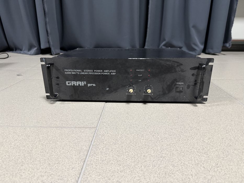 Усилитель мощности GRAF Pro 2×600W