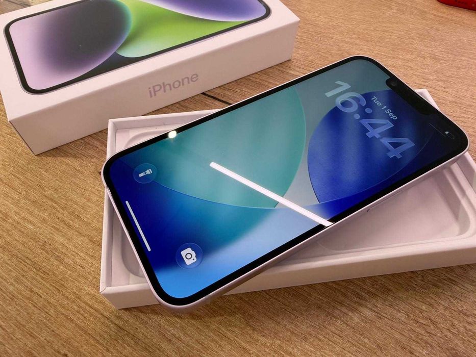 iPhone 14 128GB Purple – Baterie 97% – Stare Foarte Bună – Garanție 24 Luni