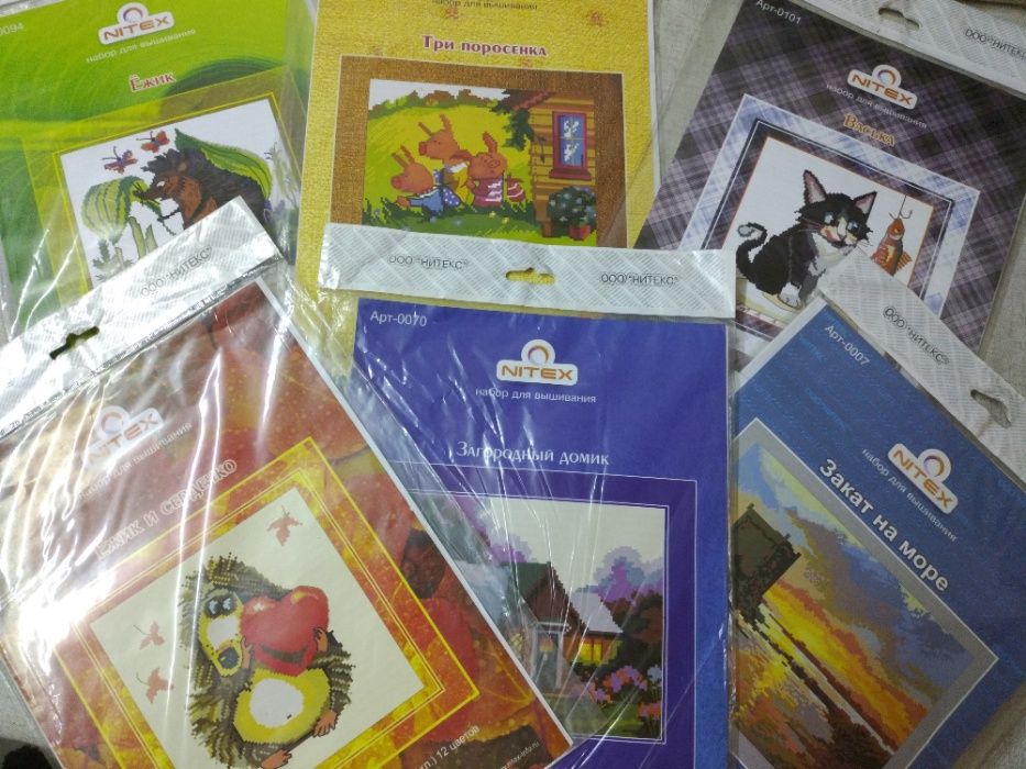 Наборы для вышивки Ежик