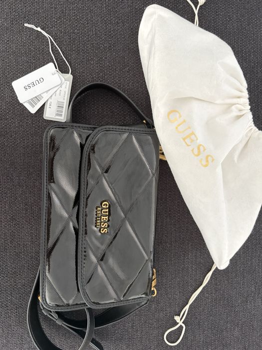 Guess дамска лачена чанта