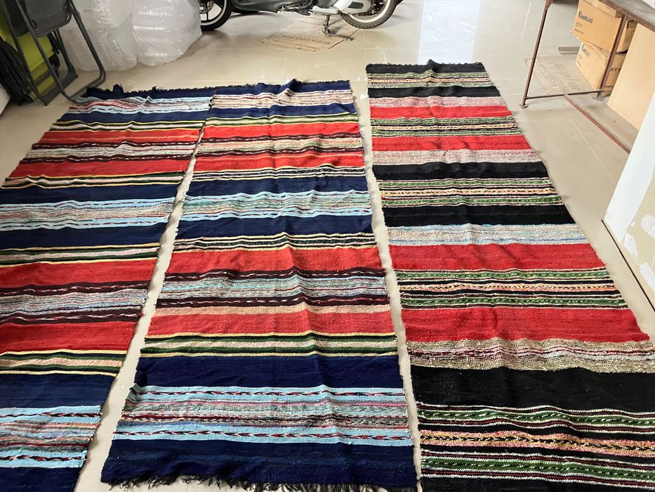 Стари ръчно тъкани черги