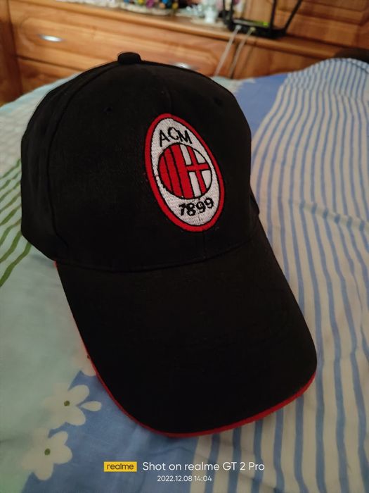 Șapcă AC Milan - logo brodat UEFA Champions League