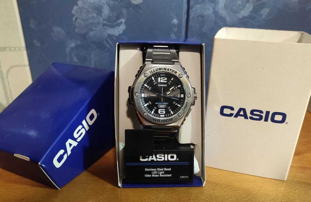 Наручные часы CASIO MWA-100HD-1AVCF ILLUMINATOR WR100M с Подсветкой