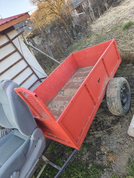 Motocultor Rotak cu remorca