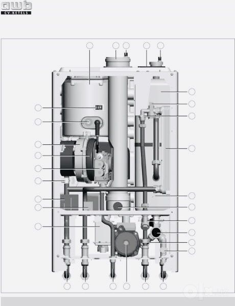 Котел AWB Thermo.3HR рабочий или запчачти MADE IN GERMANY/NETHERLANDS