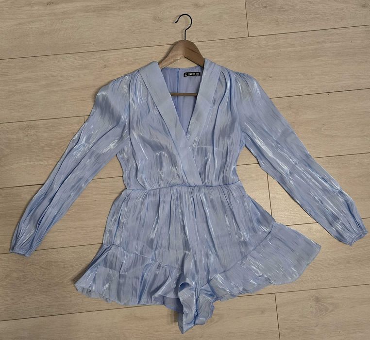 Rochie eleganta tip salopeta, cu volane