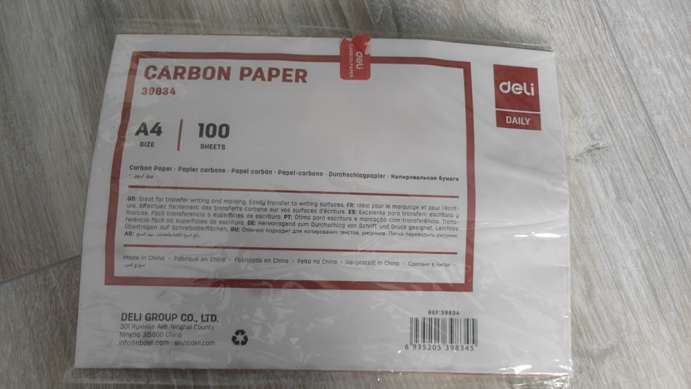 Копирка для бумаги синий цвет копировальная бумага