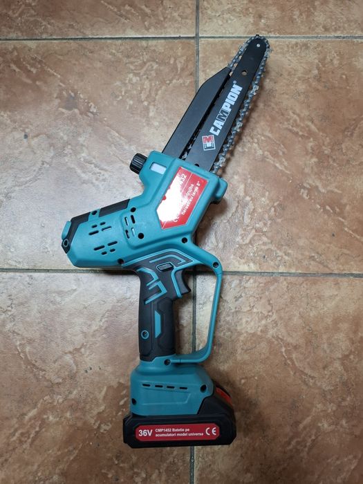 Minidrujba Ferăstrău electric 36V cu lama 20cm 8"" ungere lant automat