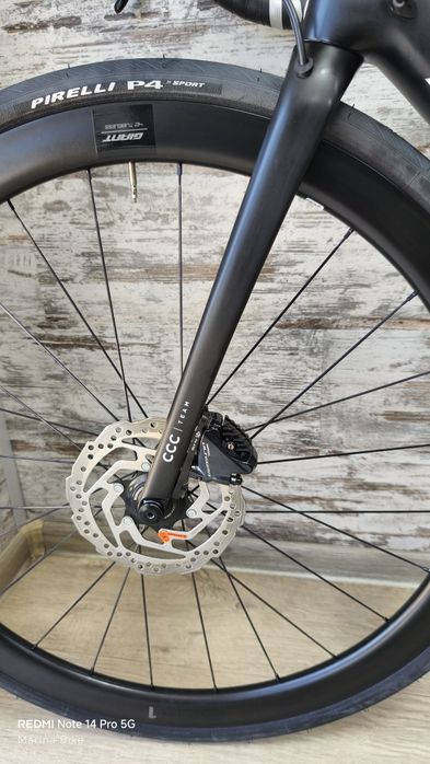 Карбонов шосеен велосипед Giant TCR Pro Team Ultegra SLR1 42 Carbon Powermeter | M