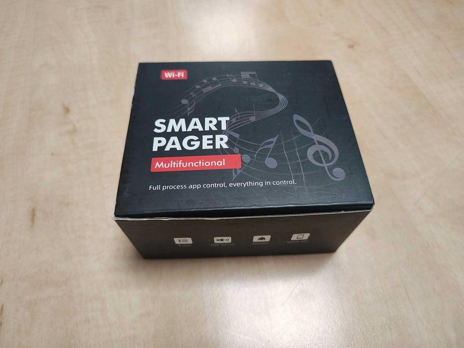 Buton de apel de urgenta pentru varstnici, WALALLA, afisaj digital cu LED, alarma personala Wi-Fi pentru varstnici