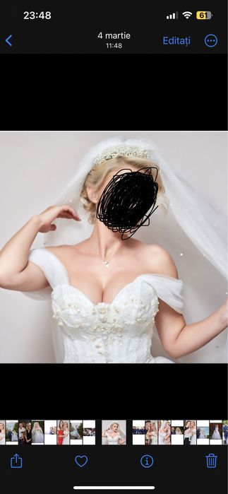 Vând rochie Mireasa