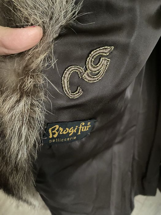 Haina  Blana naturală vulpe Brogi Fur originală