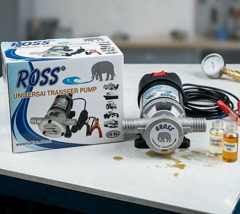 Помпа за източване на гориво и други течности 12-24V