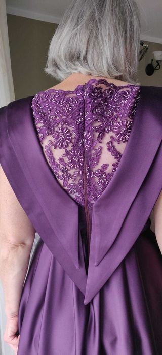 Rochie de nașă/soacră mov purpuriu 40-42