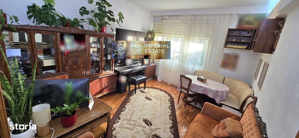 Apartament 4 camere de vânzare Parter Înalt(fizic Etaj 1) Piața Ovidiu — fotografia 1