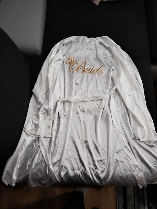 Set halat+pijama și papuci mireasa