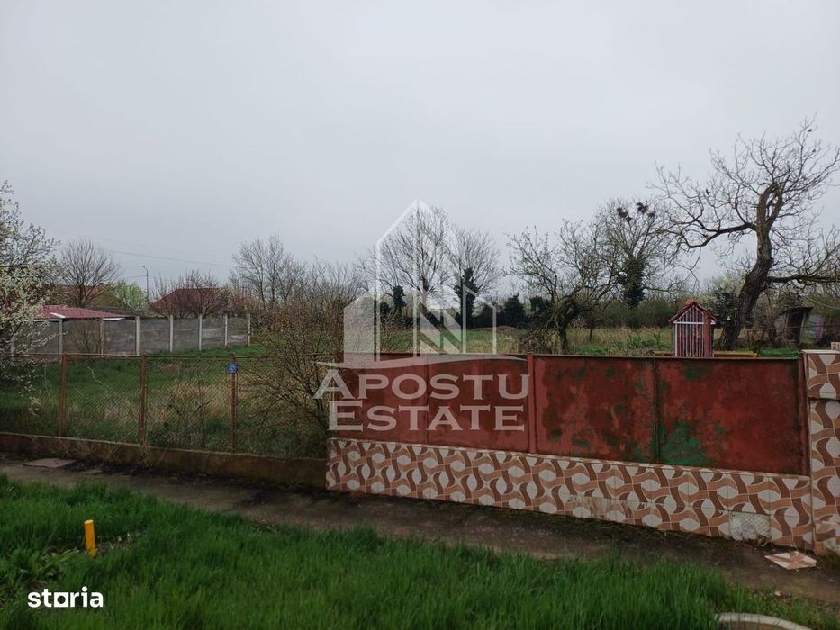 Teren 825 mp Voiteg, front stradal 14 m – ideal casă individuală