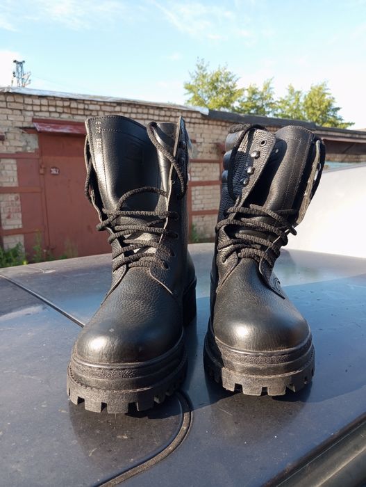 Мужские Берцы кожаные