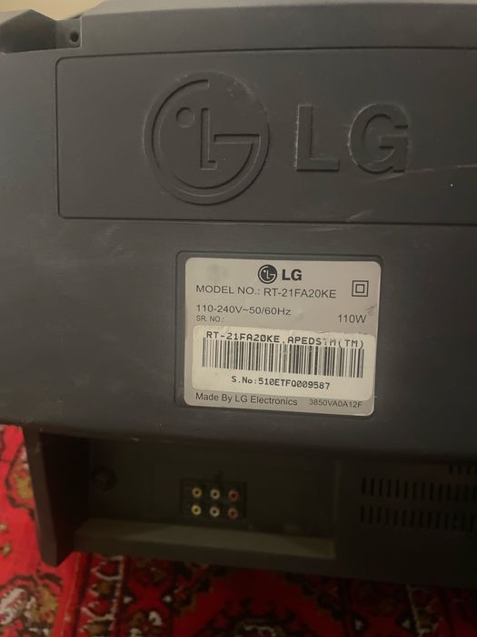 LG FLATRON  model: RT-21FA20KE 50/60 Hz