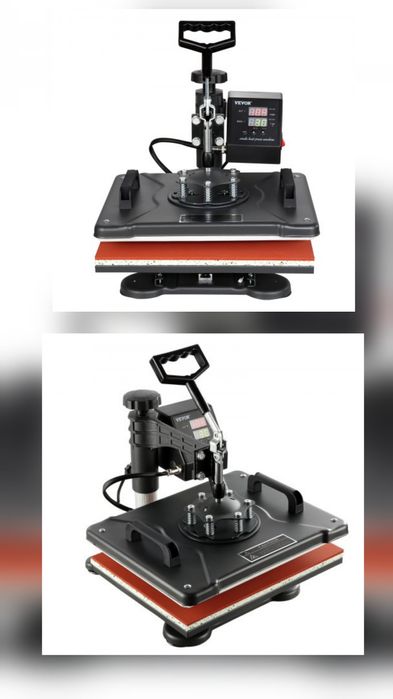 Presă Termică Combo 8 în 1 – Stare Nouă + Accesorii Sublimare Cadou