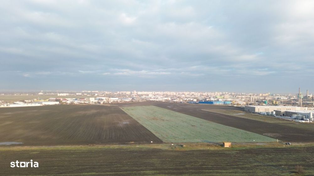 Teren intravilan 2,8 ha industrial deschidere 75 ml soseaua Constantei