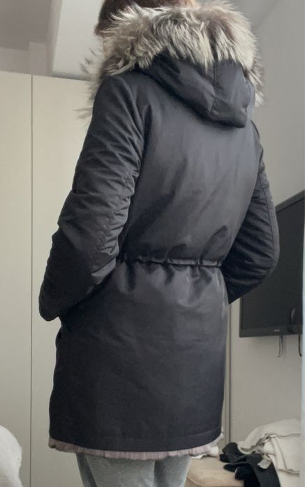 Geaca canadiana cu blana de chinchilla