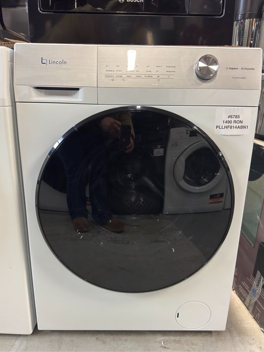 Mașină de spălat rufe cu încărcare frontală Lincoln PLLHF814ABN1