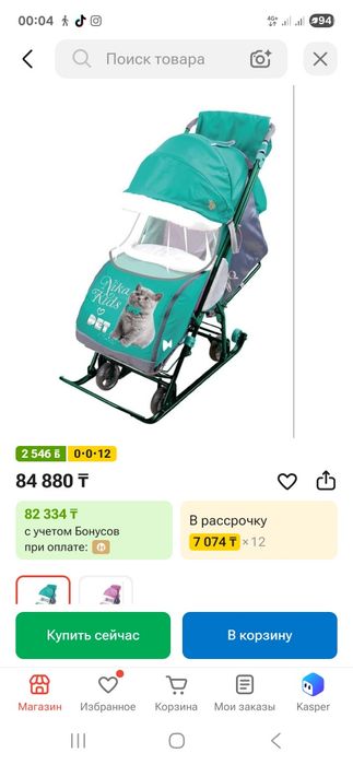 Санька - коляска