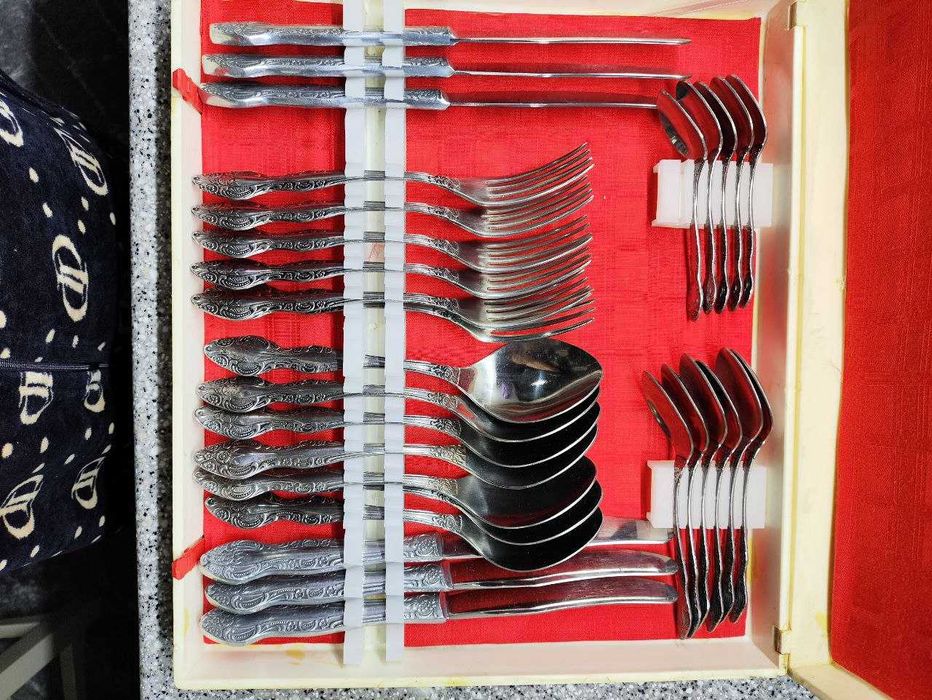 Набор столовых приборов 30шт. СССР(Нержавеющая сталь)