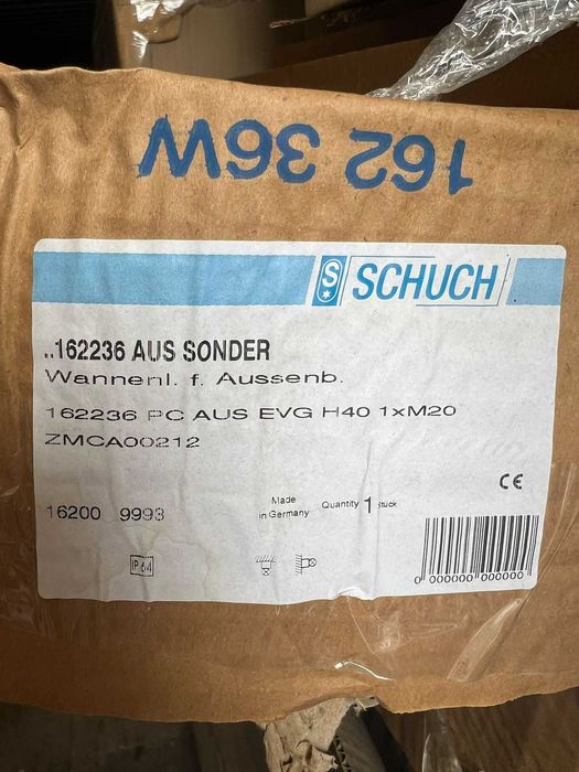 Corp de iluminat industrial SCHUCH 162236 – IP65, 2x36W