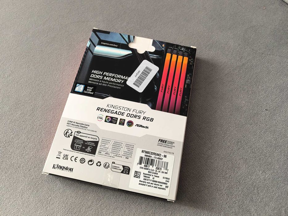 Kingston Fury Renegade RGB 96GB DDR5 6000MHz CL32 2x48GB | GARANTIE RO
